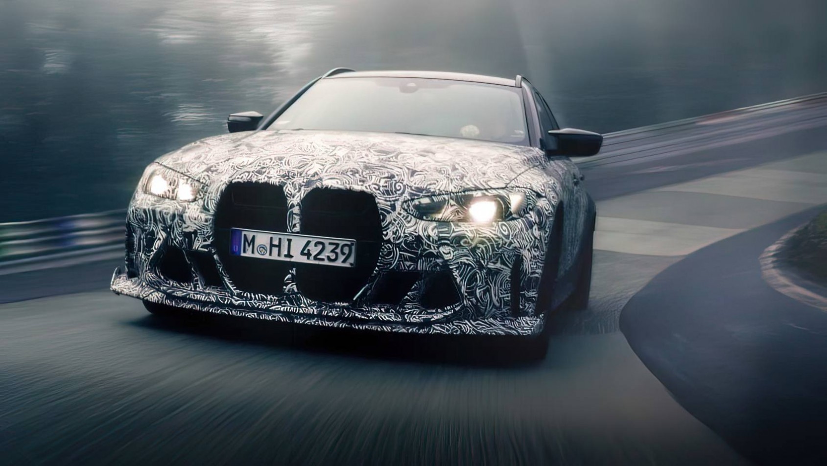 BMW M3 CS Touring G81 maskowanie