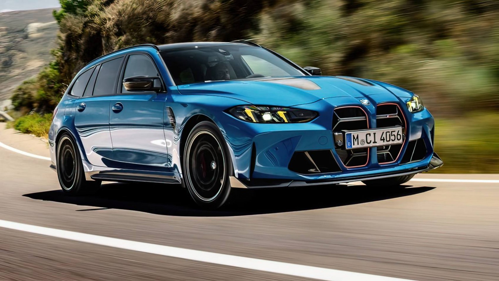 BMW M3 CS Touring G81 grill