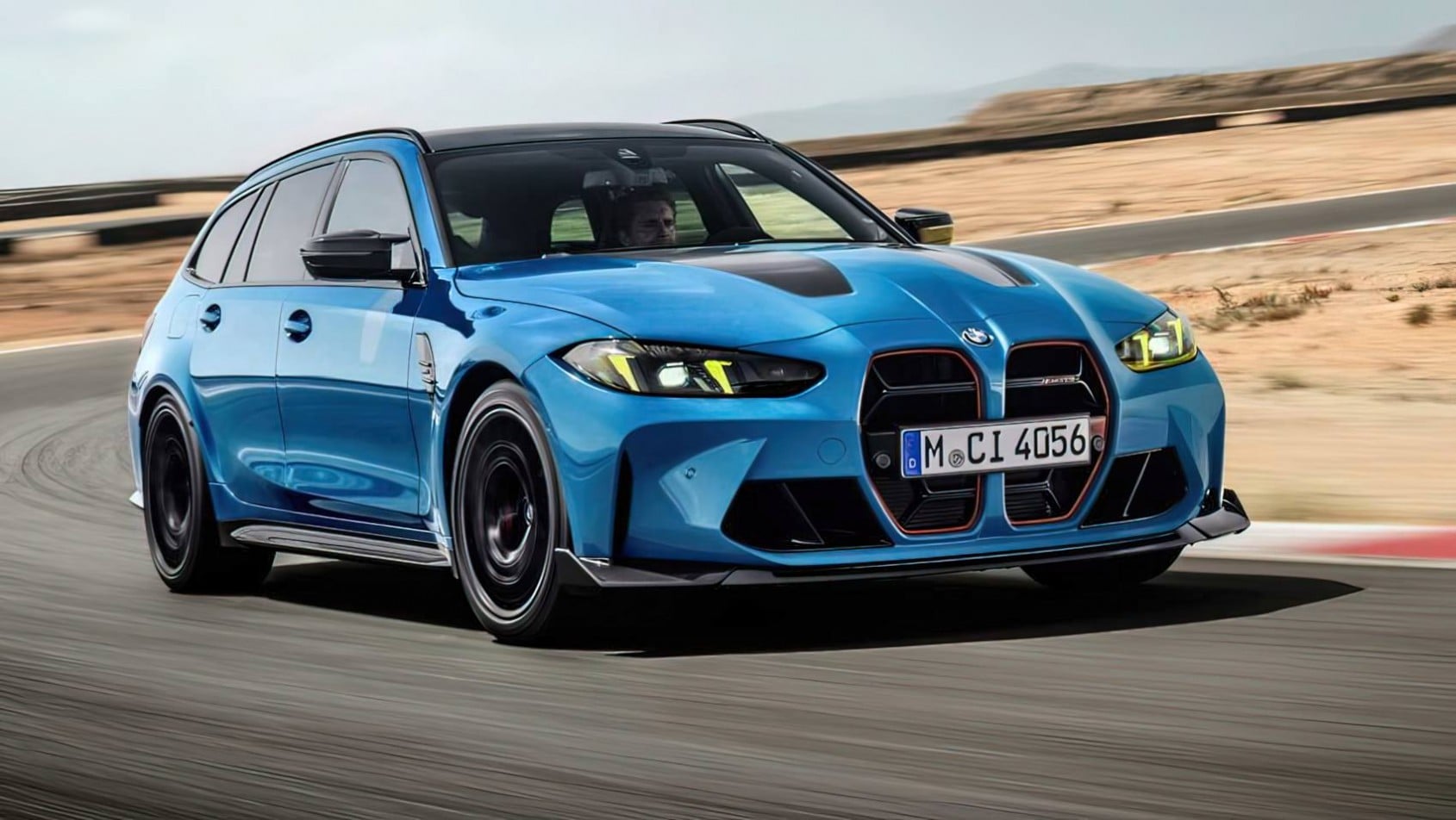 BMW M3 CS Touring G81 laguna seca blue