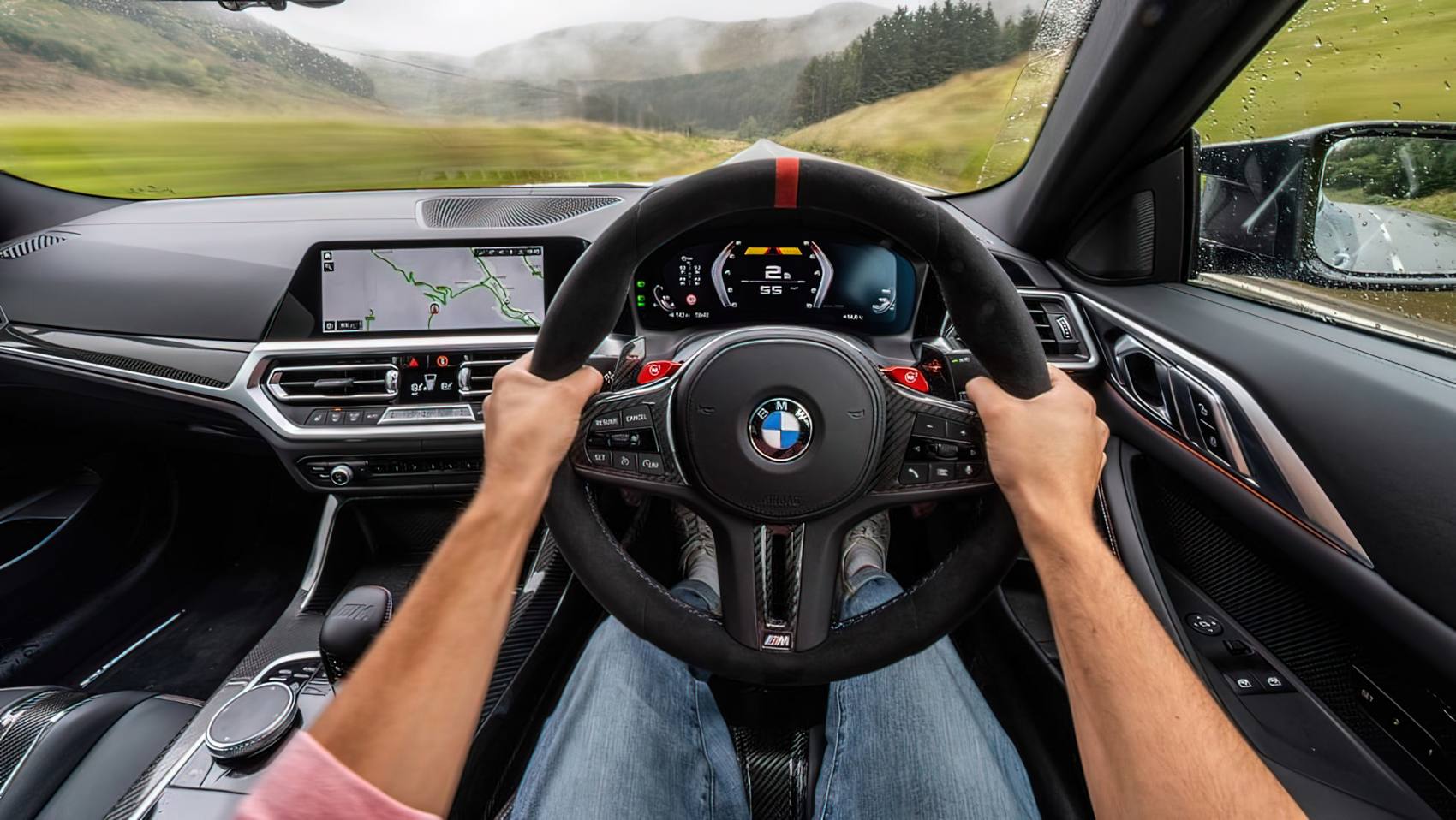 2022 BMW M4 CSL prowadzenie