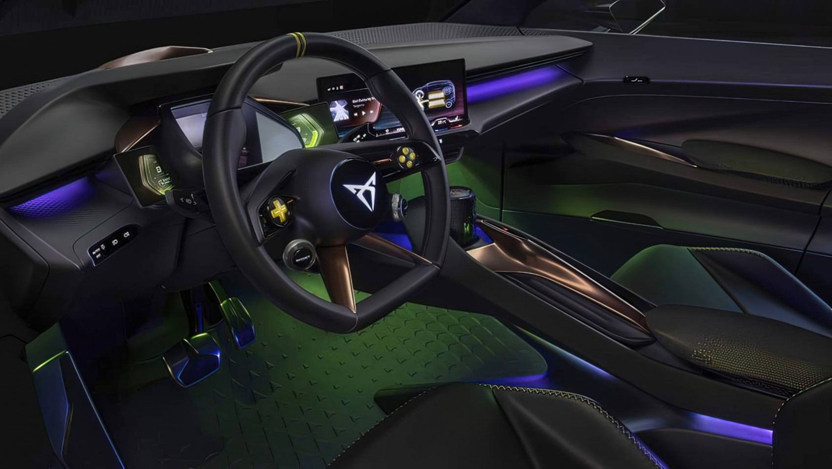 Cupra Raval concept 2023 wnętrze