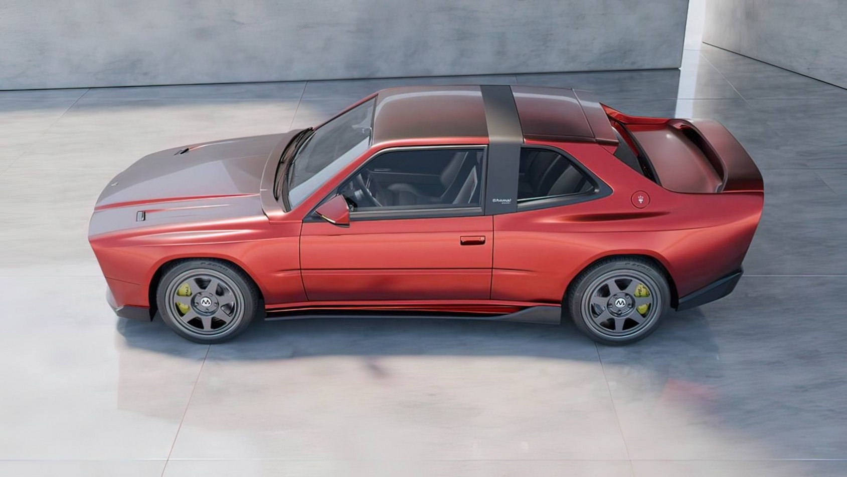 Maserati Shamal MA-01 restomod sylwetka