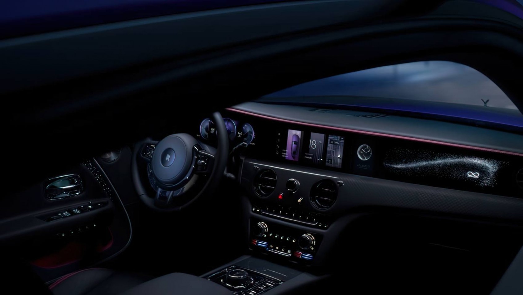 Rolls-Royce Spectre Black Badge kokpit