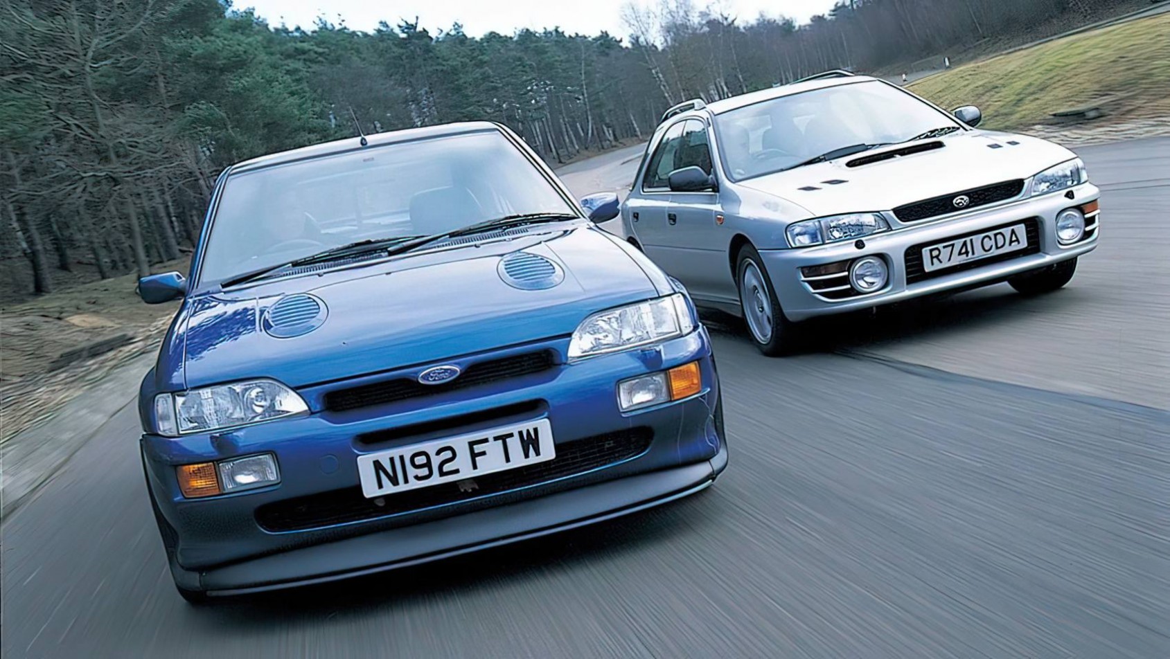Ford Escort RS Cosworth i subaru