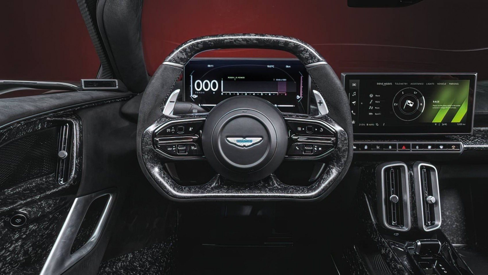 2025 Aston Martin Valhalla kierownica