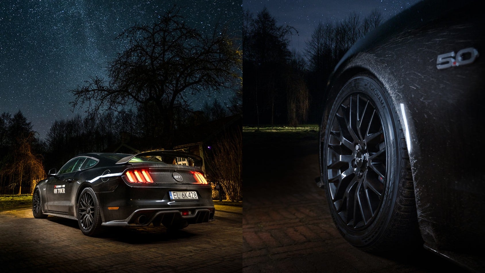 Białowieża Towarowa - nocą