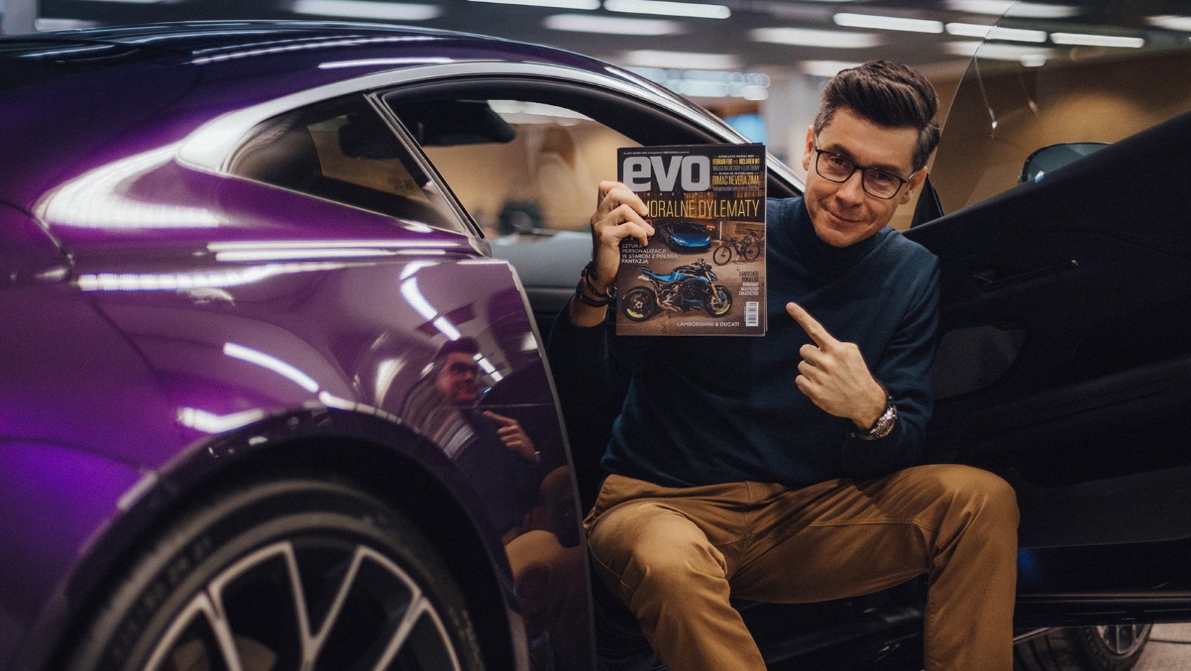 Michał Sztorc z nową okładką EVO Magazine