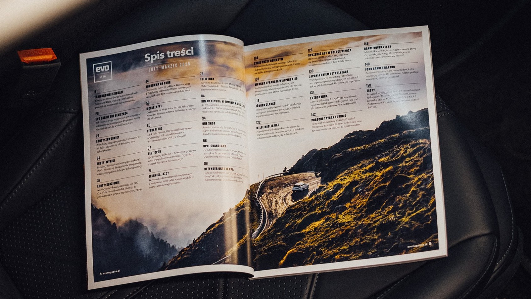 Szesnaste wydanie EVO Magazine Spis treści - nowe EVO Magazine