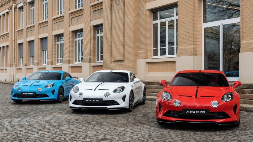 2025 Alpine A110 gama marki