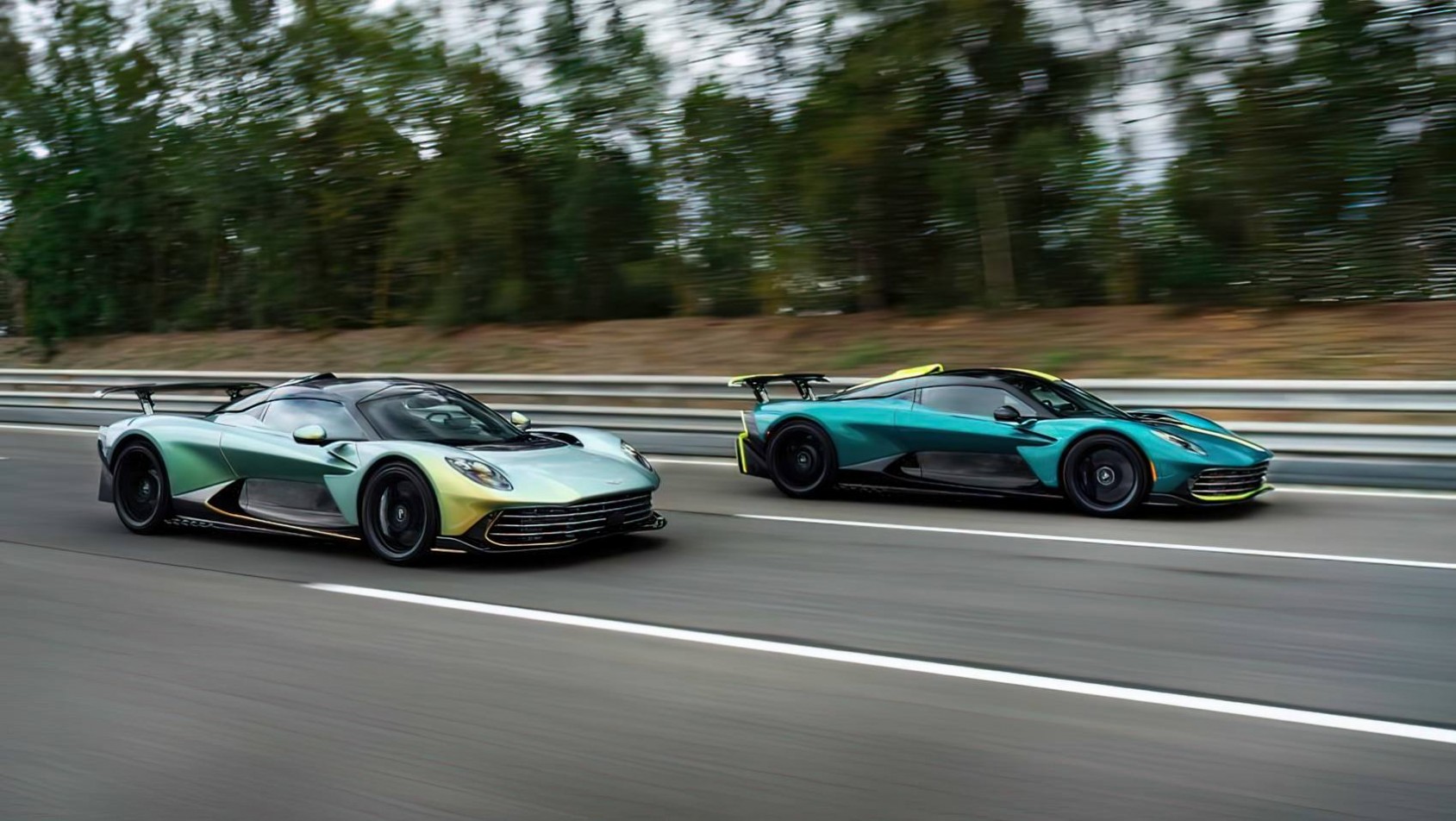 Aston Martin Valhalla testy w hiszpanii