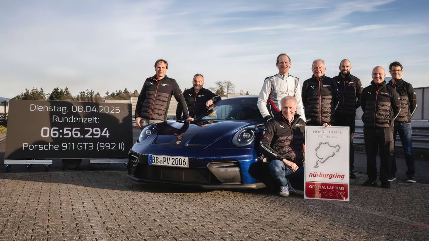 Porsche 992.2 GT3 manual rekord