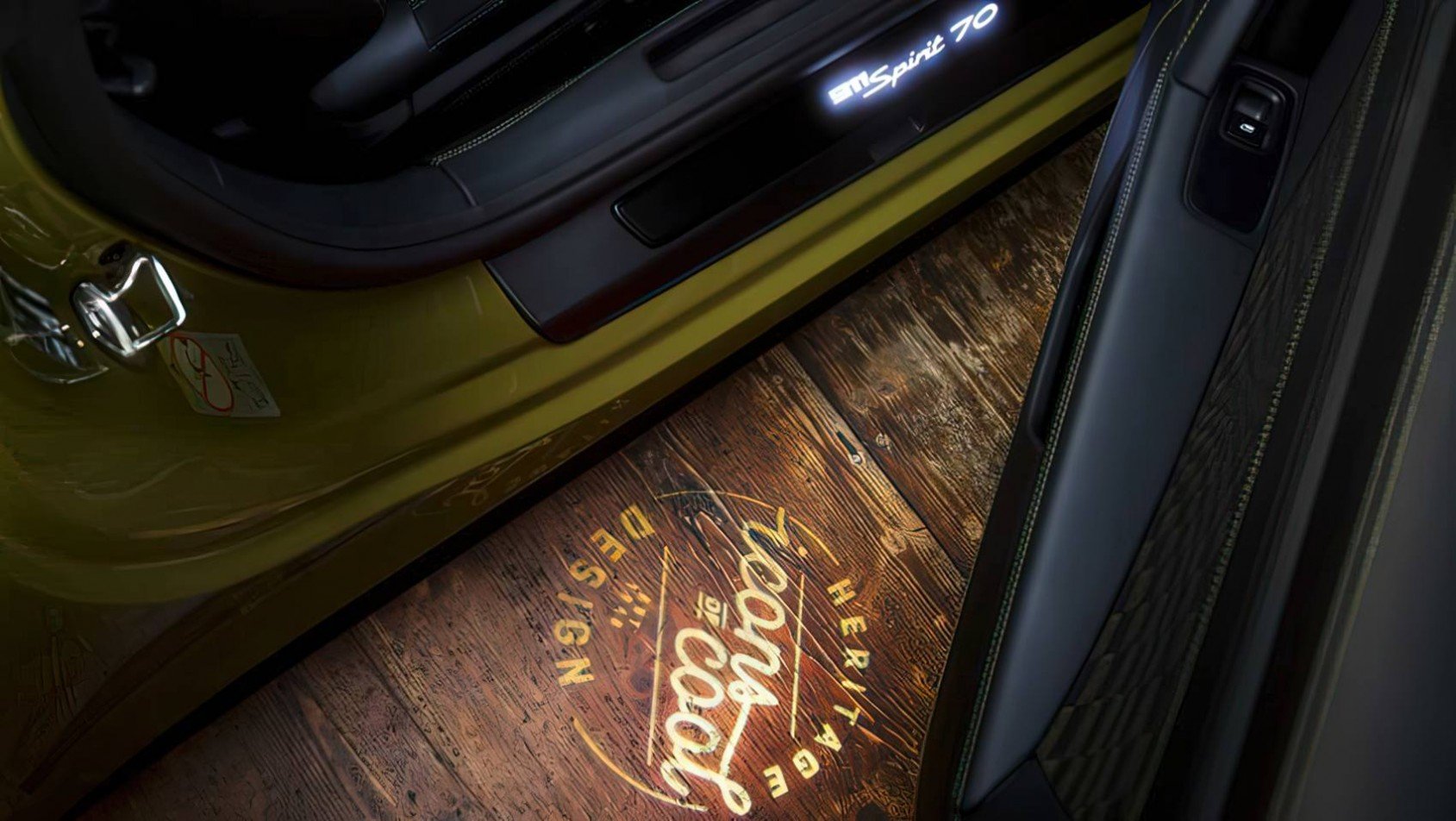 Porsche 911 Spirit 70 światła powitalne