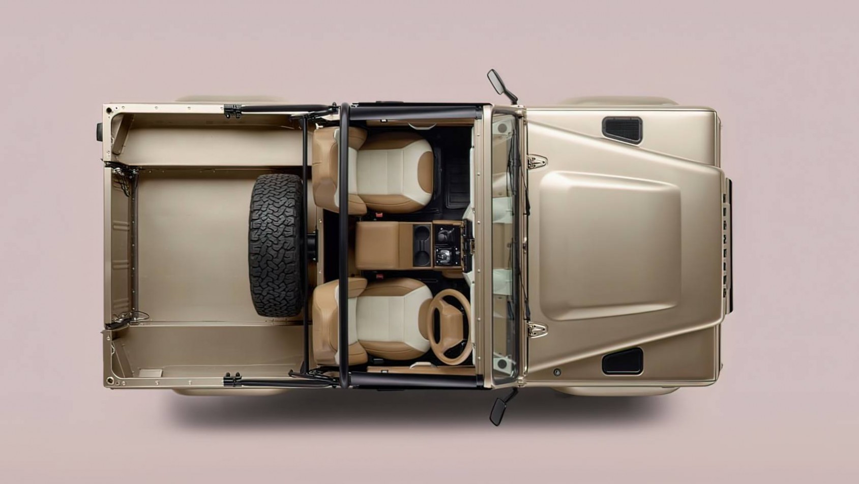 Land Rover Defender Soft Top V8 restomod