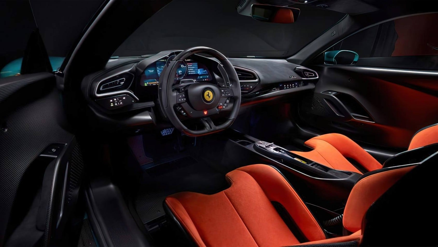 Ferrari 296 Speciale wnętrze