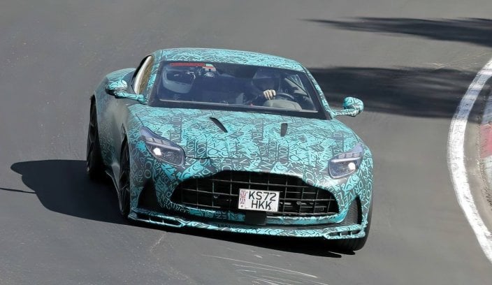 Aston Martin DB12 2026 Aston Martin DB12 spyshot