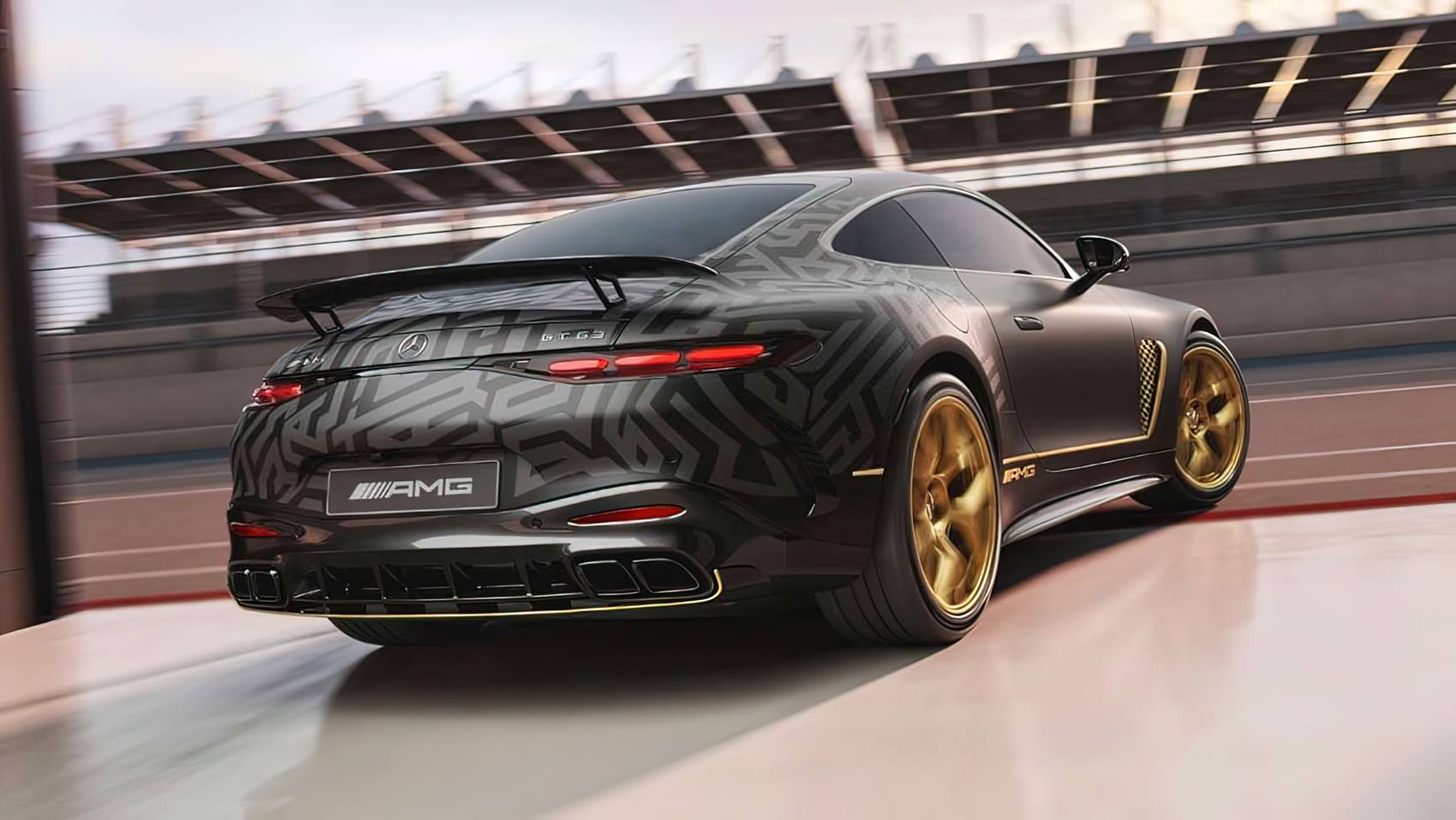 Mercedes-AMG GT APXGP Edition design tył