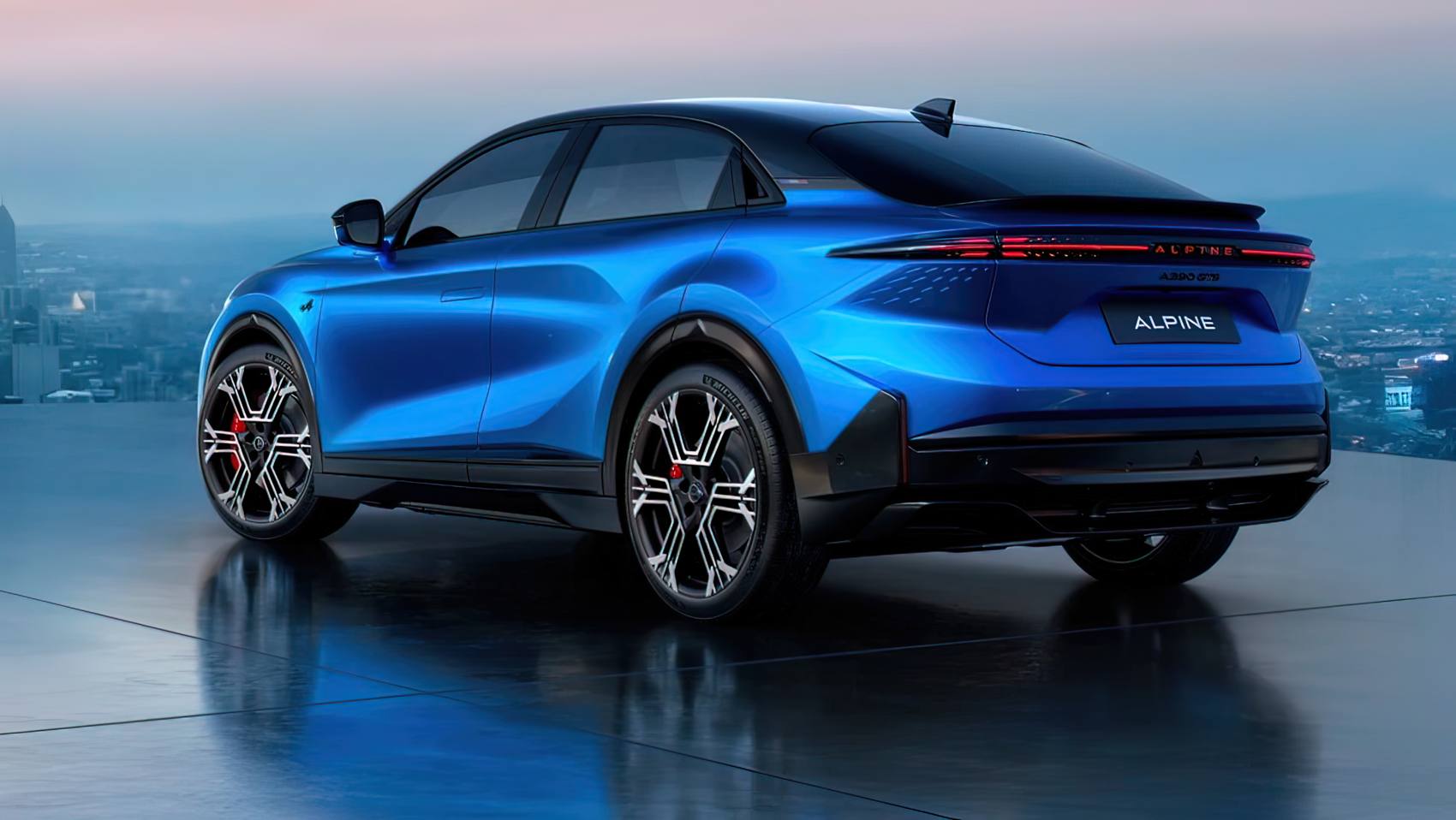 Alpine A390 design tył