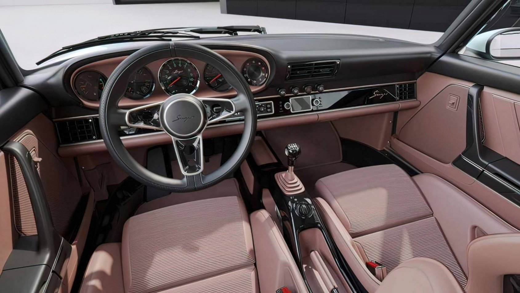 Porsche 911 Carrera Coupe Singer wnętrze