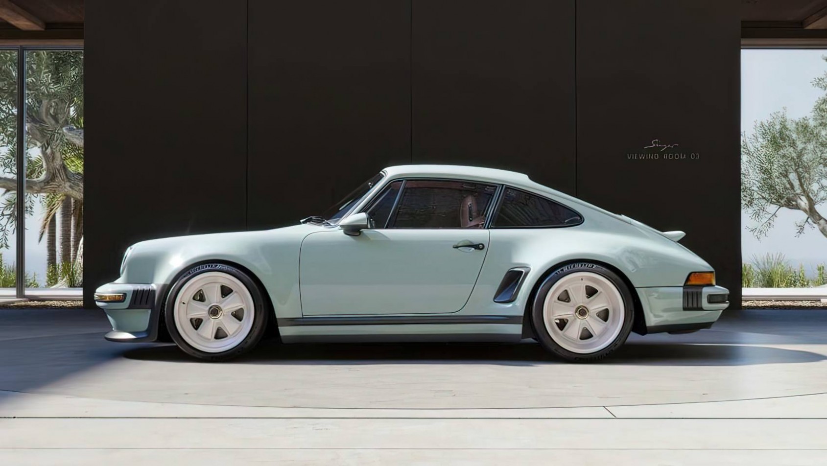 Porsche 911 Carrera Coupe Singer profil