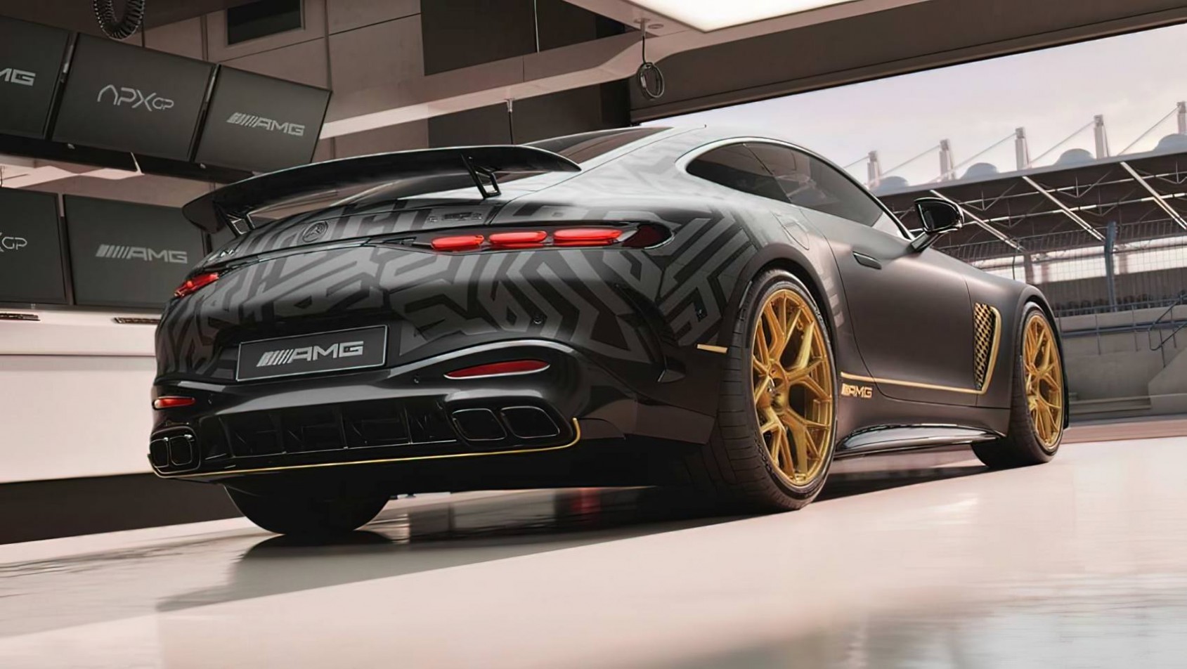 Mercedes-AMG GT Mercedes-AMG GT APXGP Edition tył