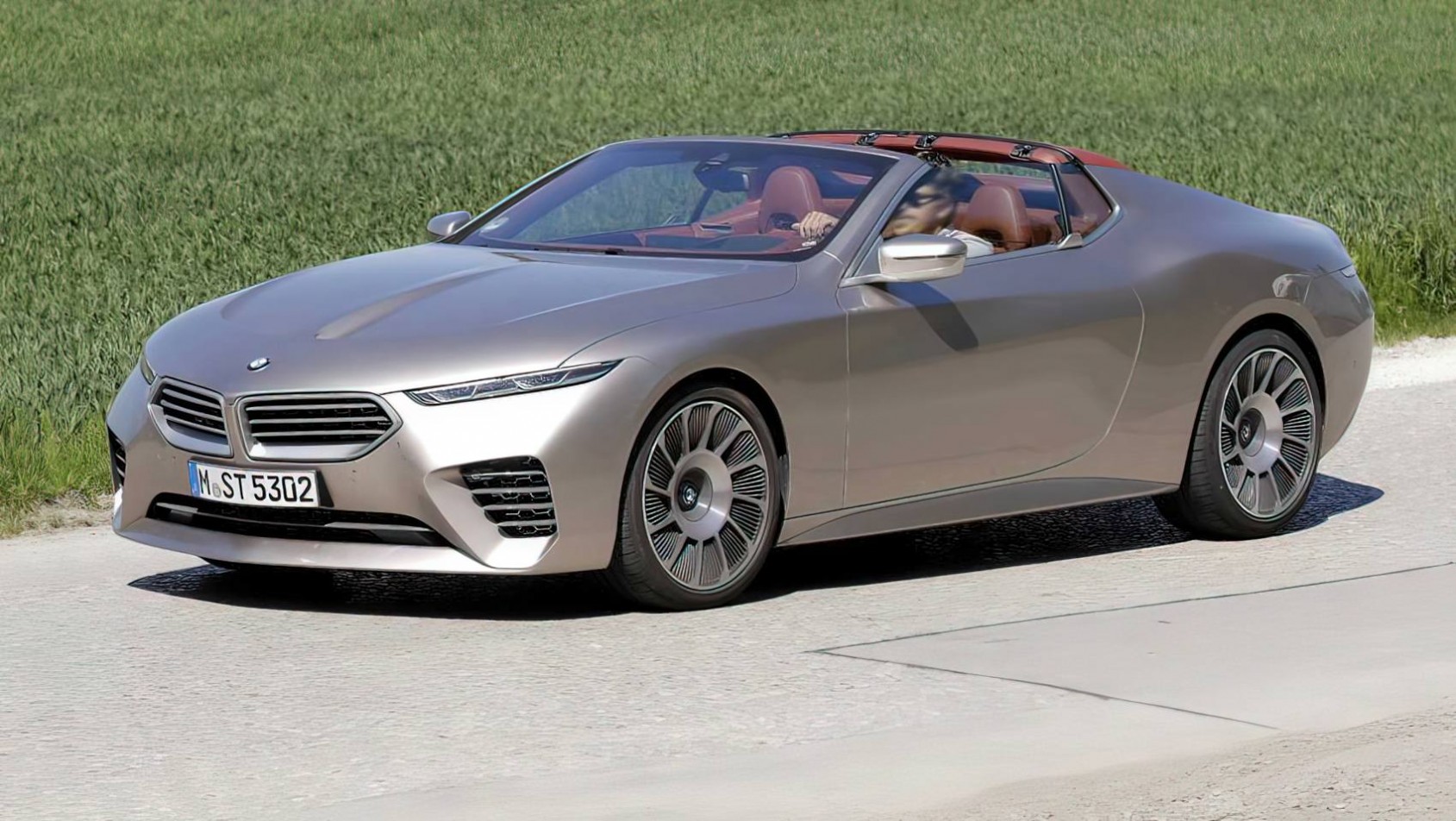 BMW Skytop na drodze design