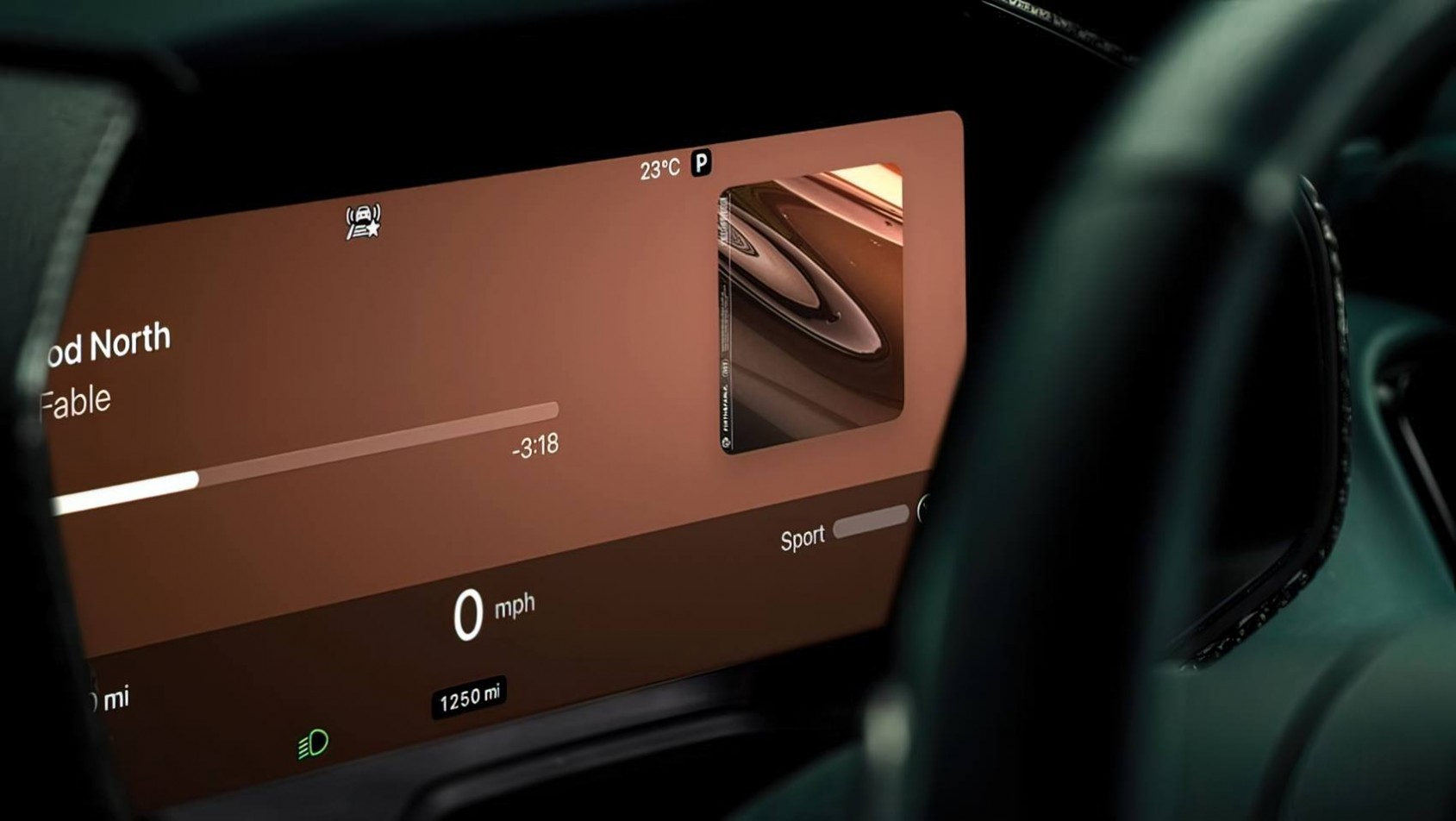 Aston Martin Apple CarPlay Ultra grafiki