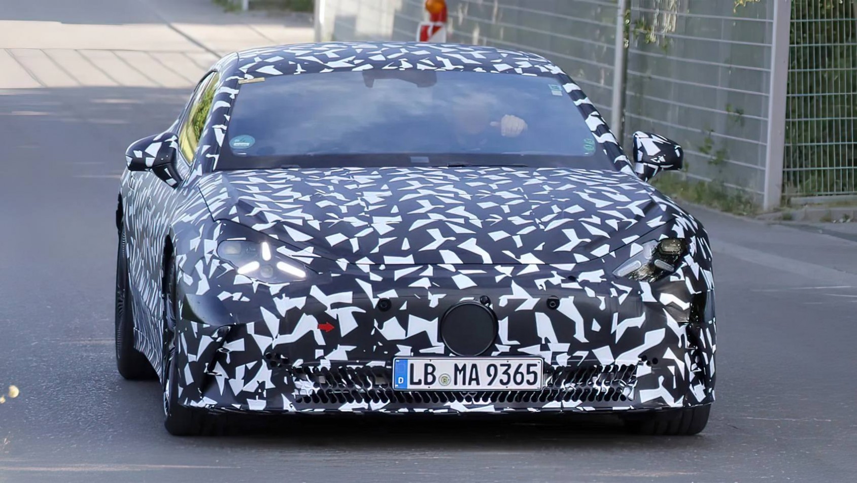 2025 Mercedes-AMG GT 4-door spyshot