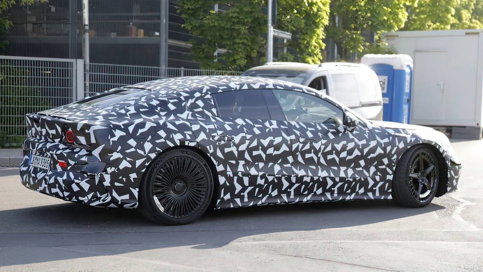 2025 Mercedes-AMG GT 4-Door spyshot testy