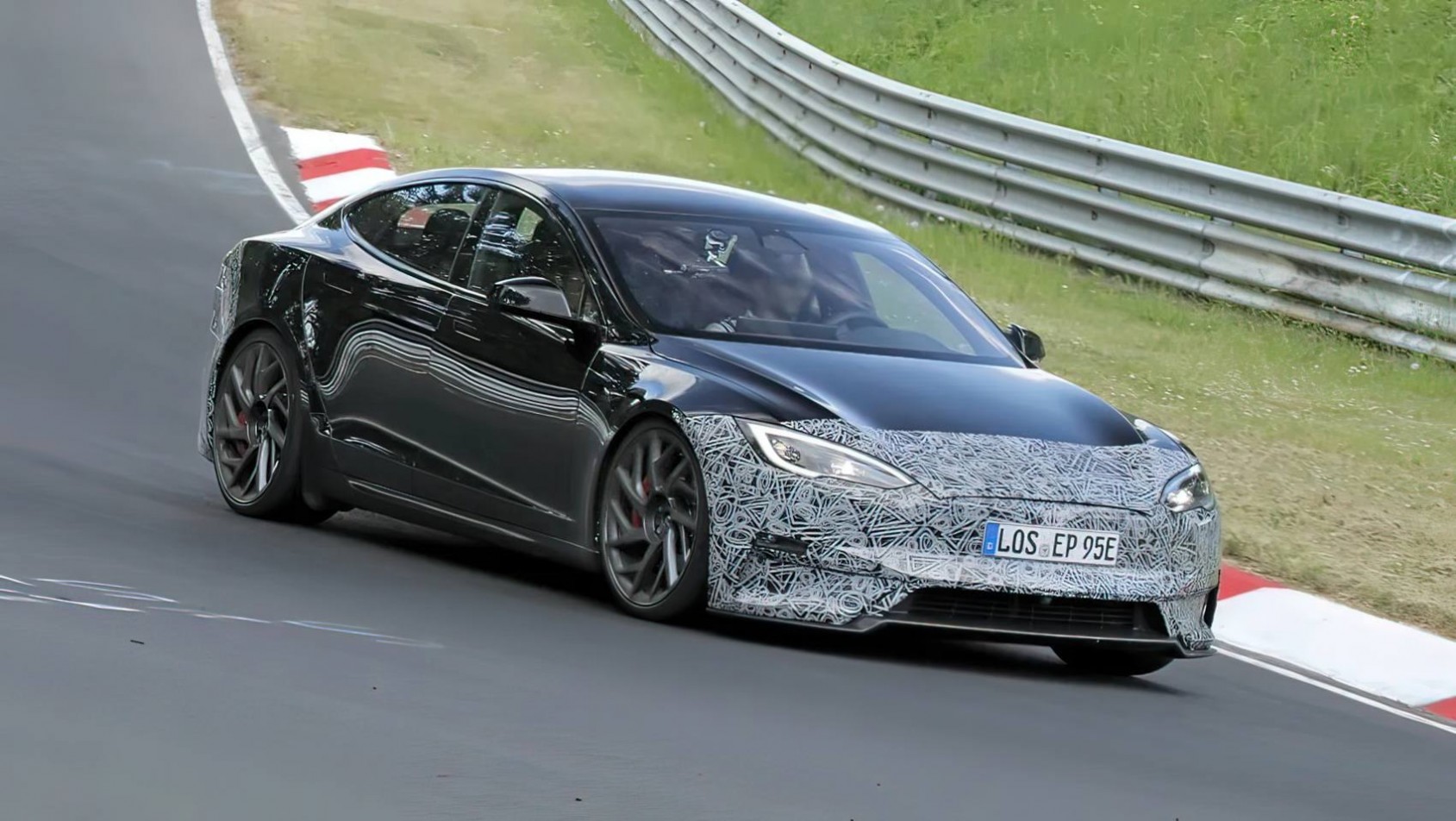 2026 Tesla Model S Plaid spyshot