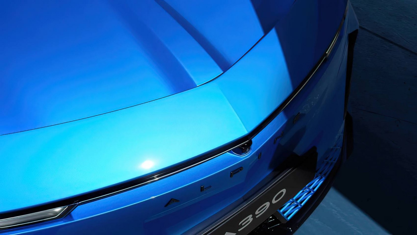 Alpine A390 detal maski