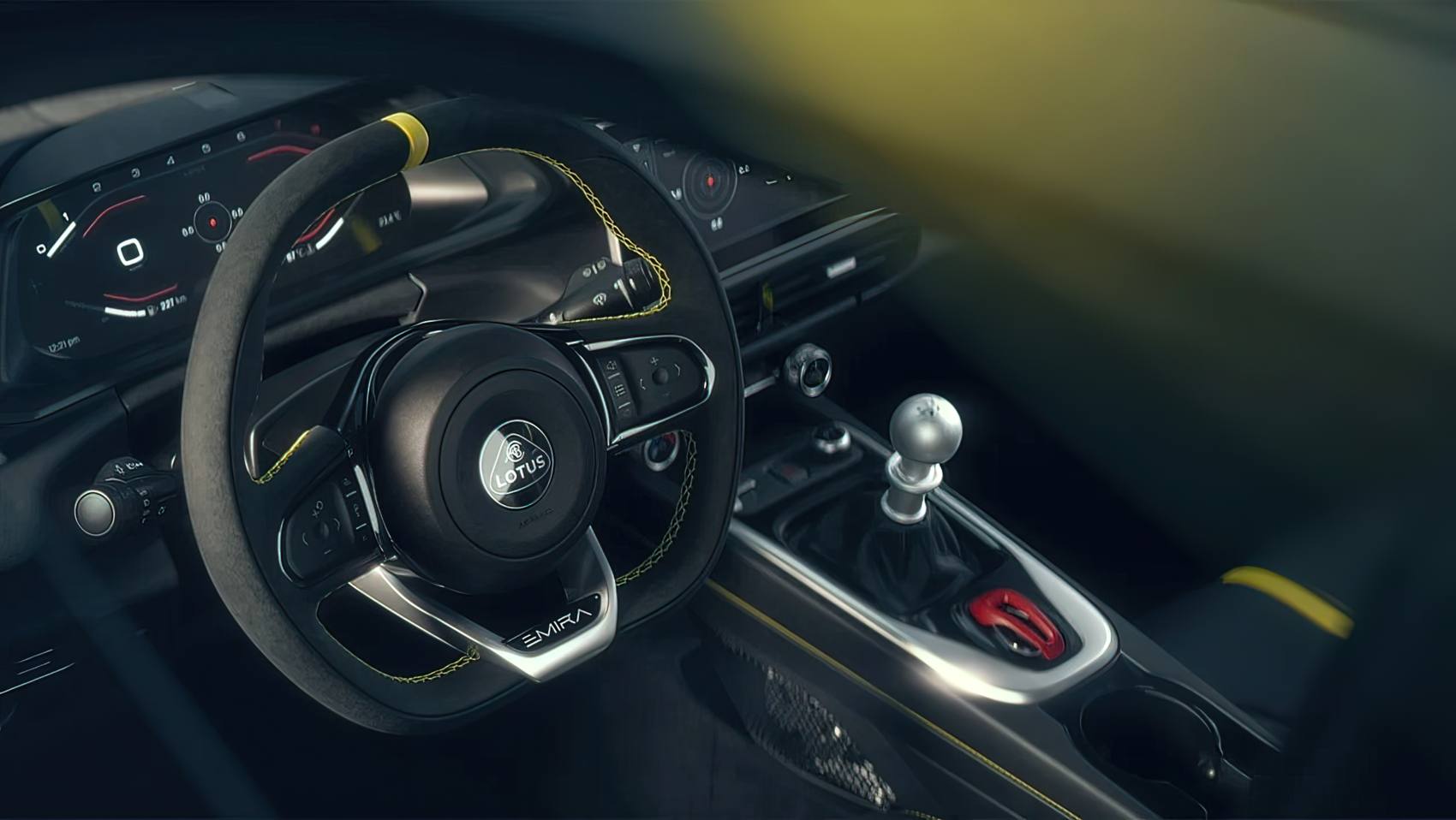 2025 Lotus Emira v6 SE kokpit