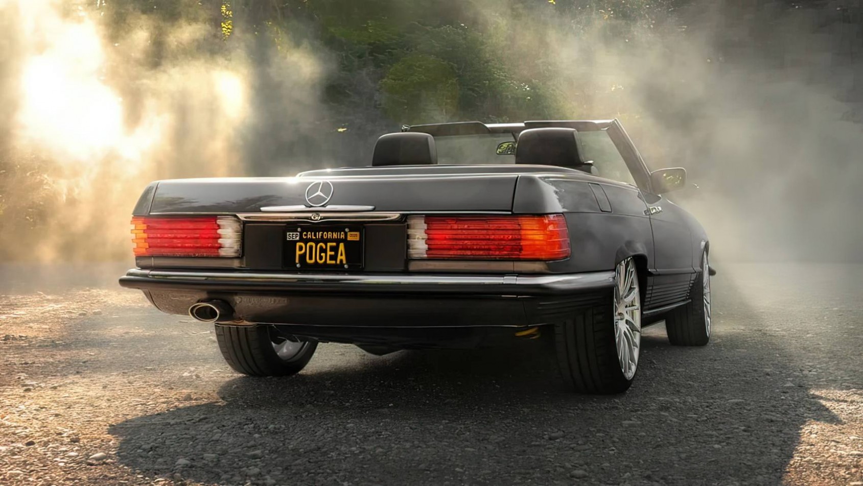 Pogea Classics Mercedes SL R107 design tył