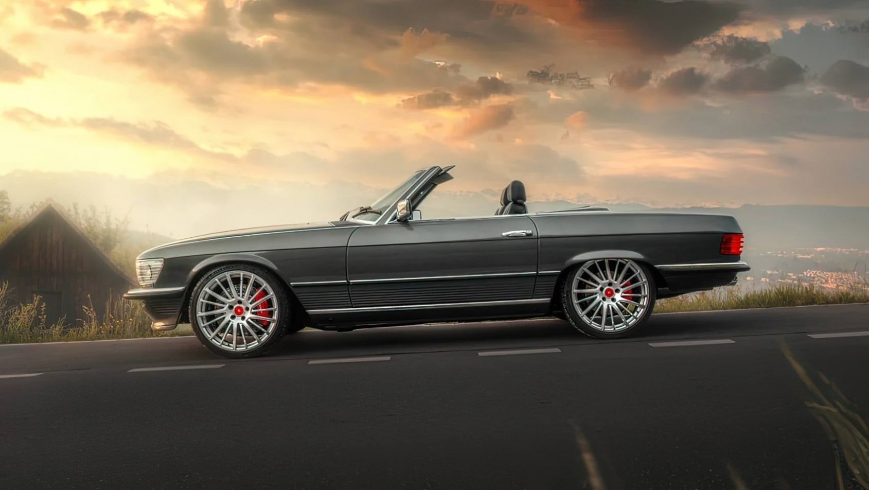 Pogea Classics Mercedes SL R107 profil