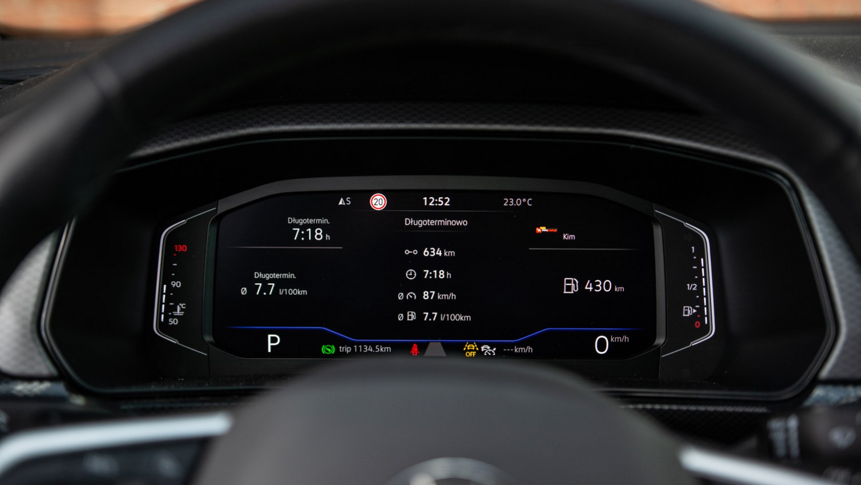 Volkswagen T-Cross zegary