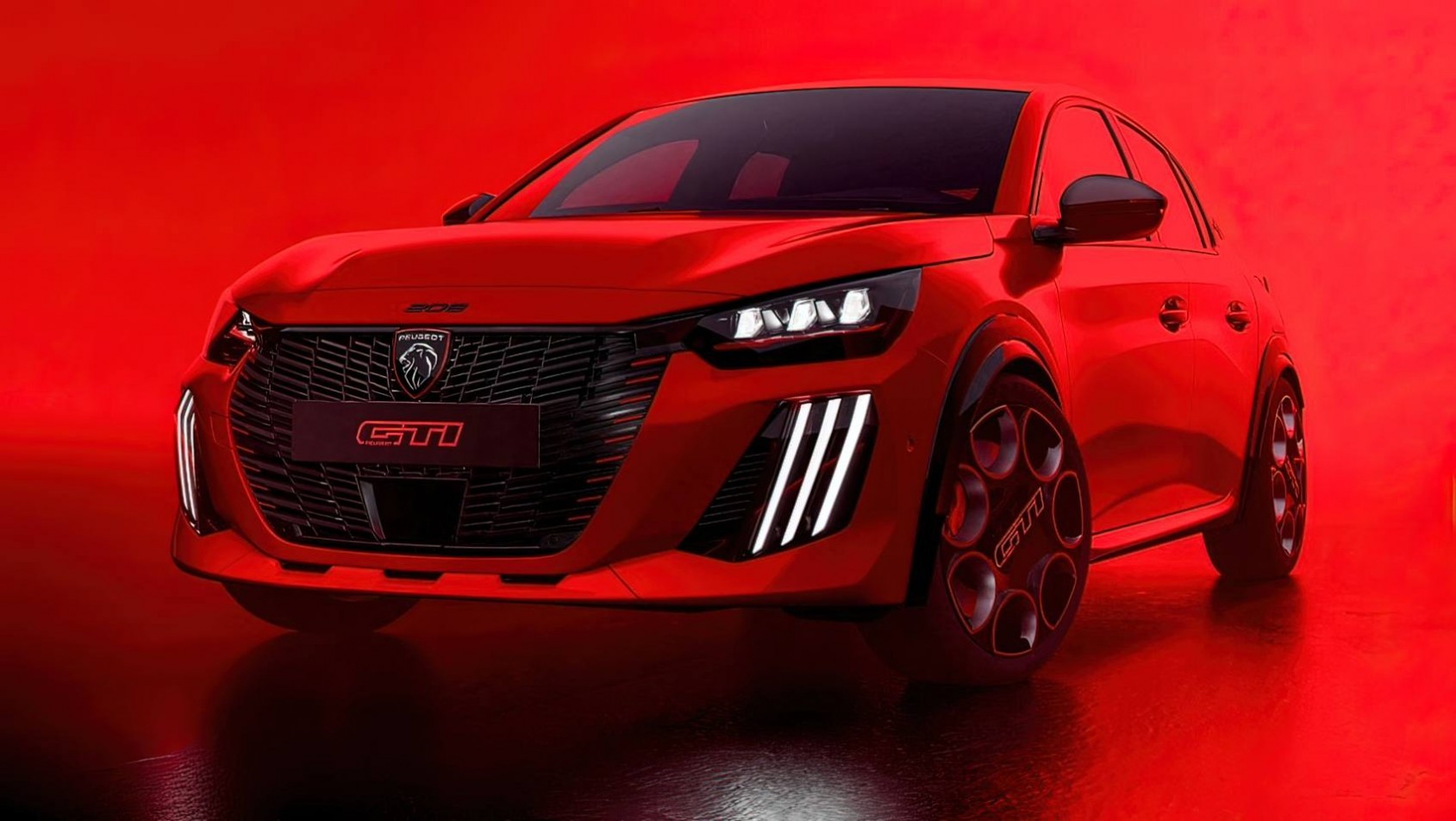 2026 Peugeot 208 GTi design przód