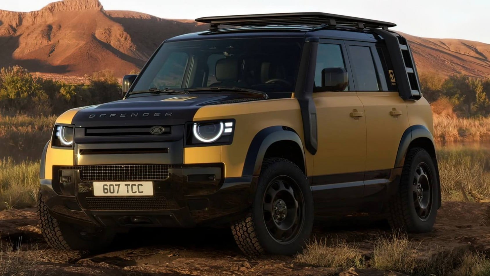 Land Rover Defender Trophy design przód