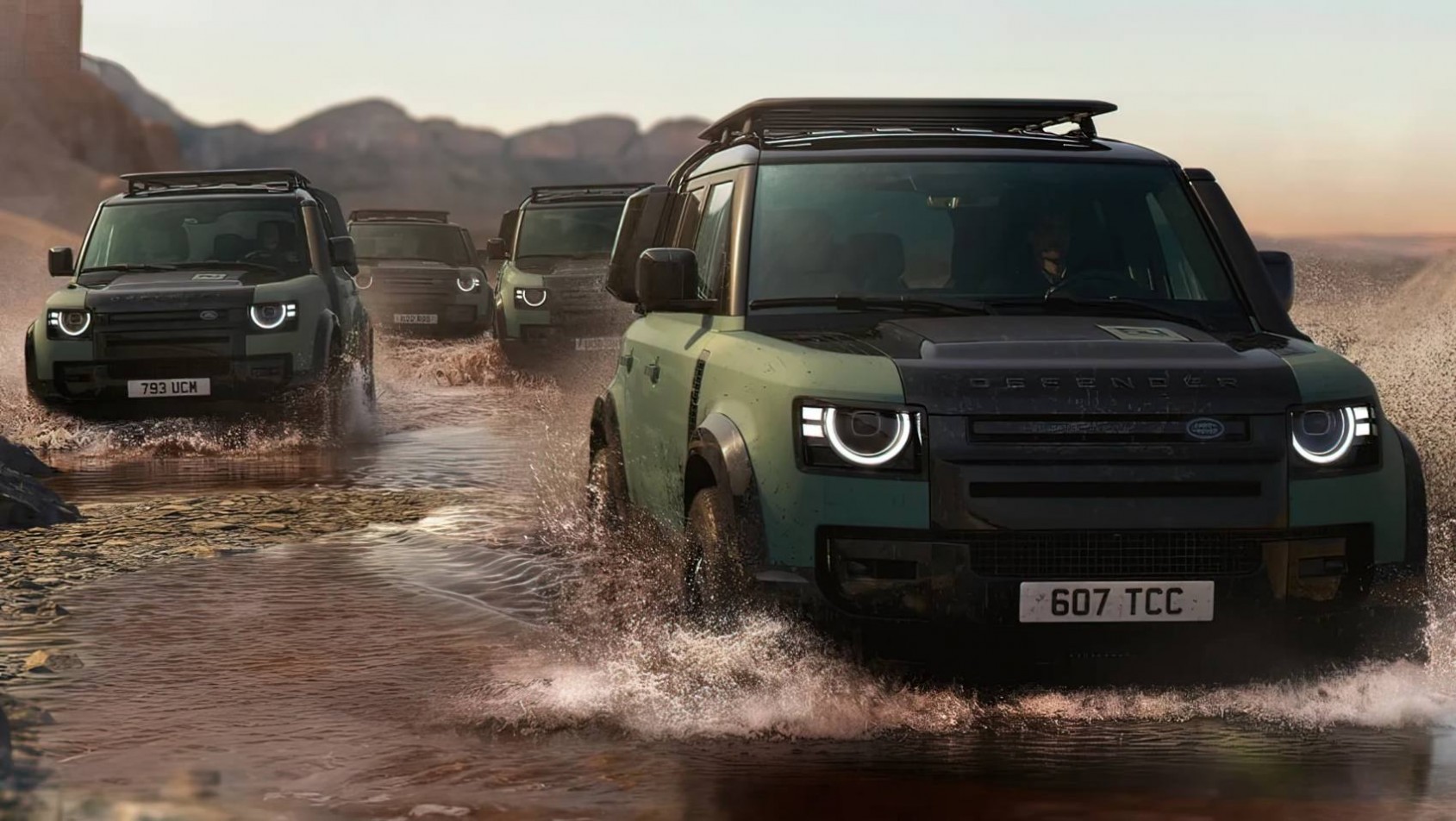 Land Rover Defender Trophy offroad
