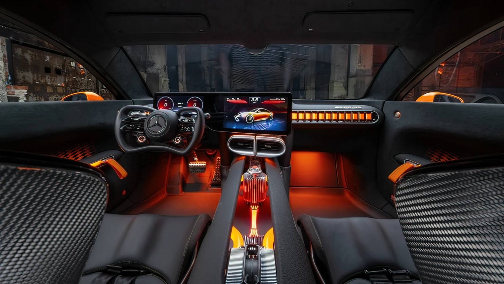 Mercedes-AMG GT XX Concept wnętrze