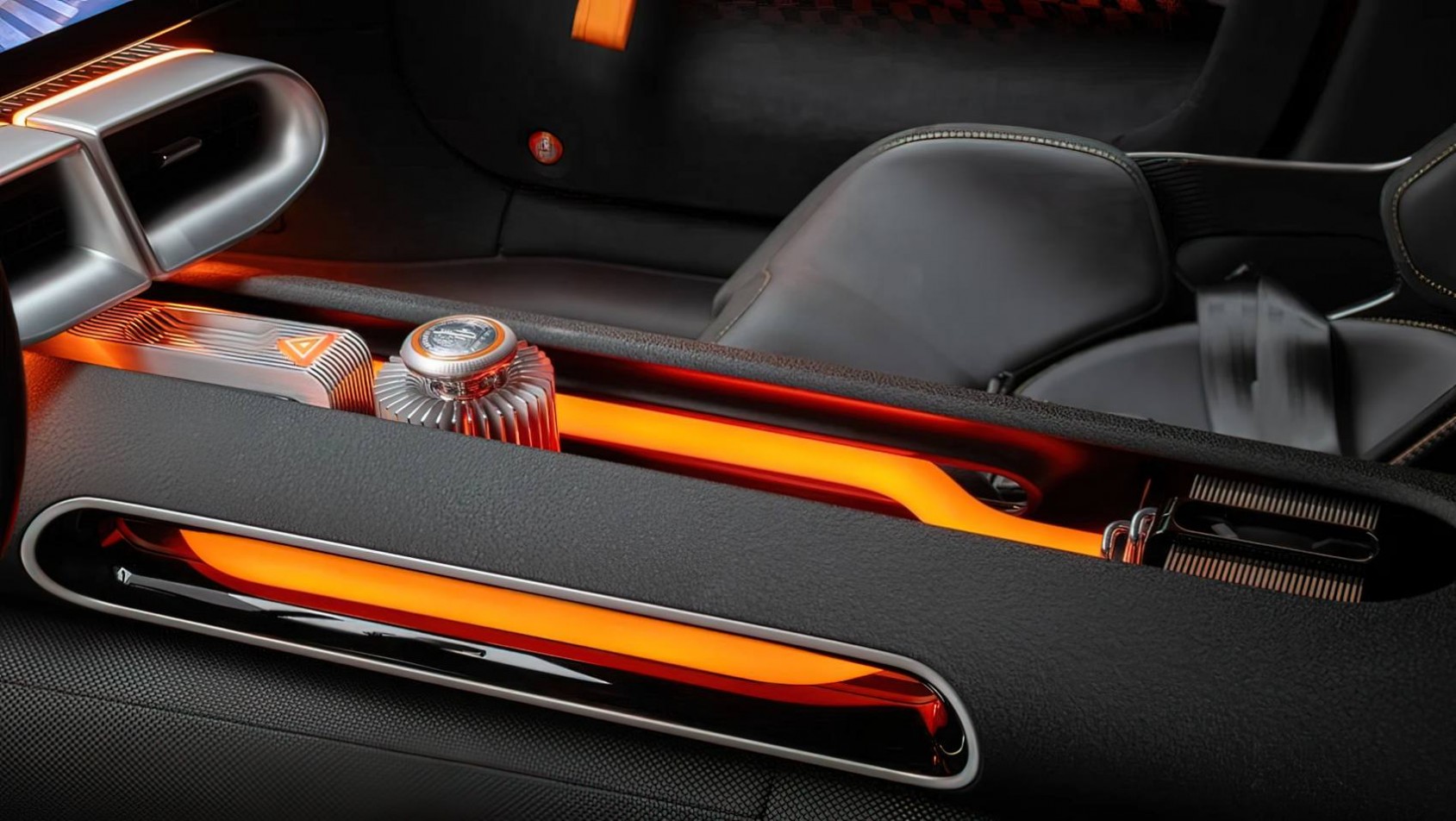 Mercedes-AMG GT XX Concept konsola środkowa