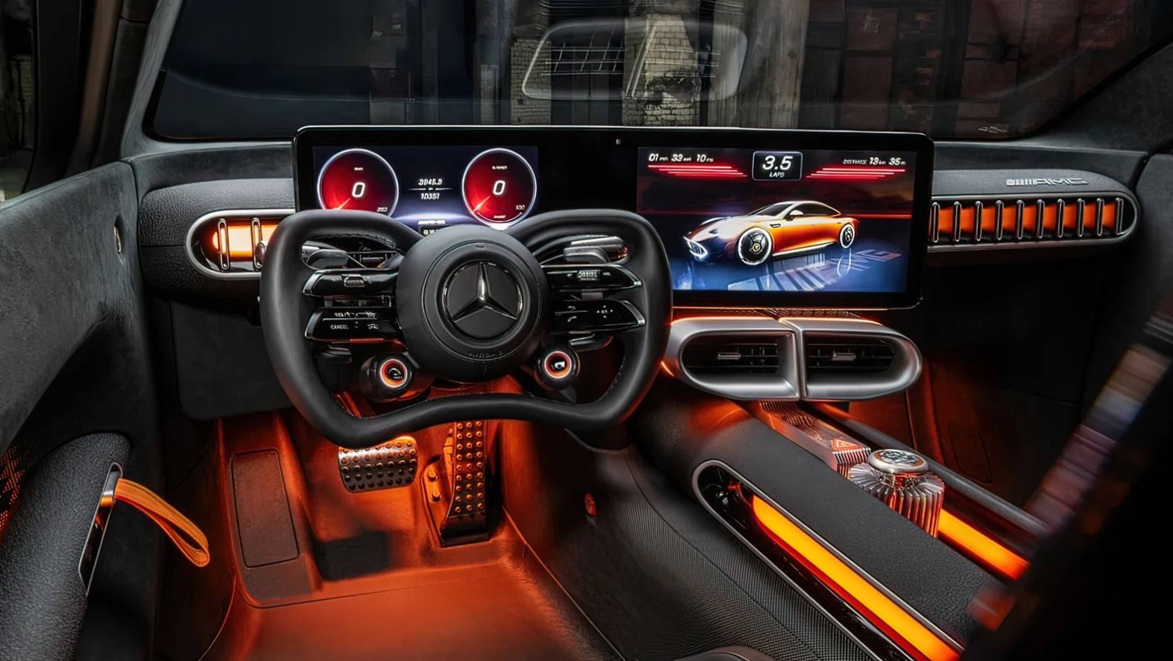 Mercedes-AMG GT XX Concept kokpit