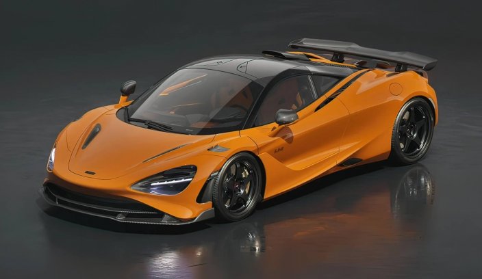 McLaren 750S Le Mans pomarańcz
