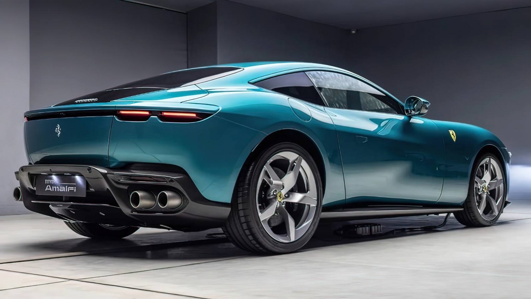 Ferrari Amalfi coupe tył