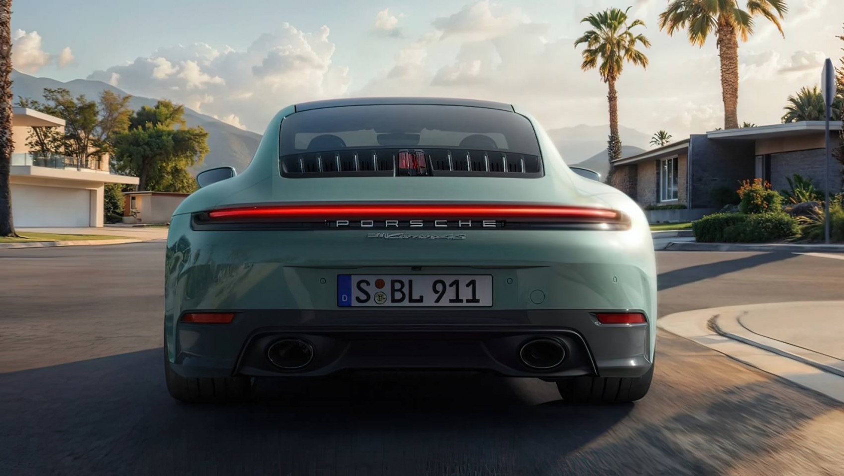 992.2 Porsche 911 Carrera 4S tył