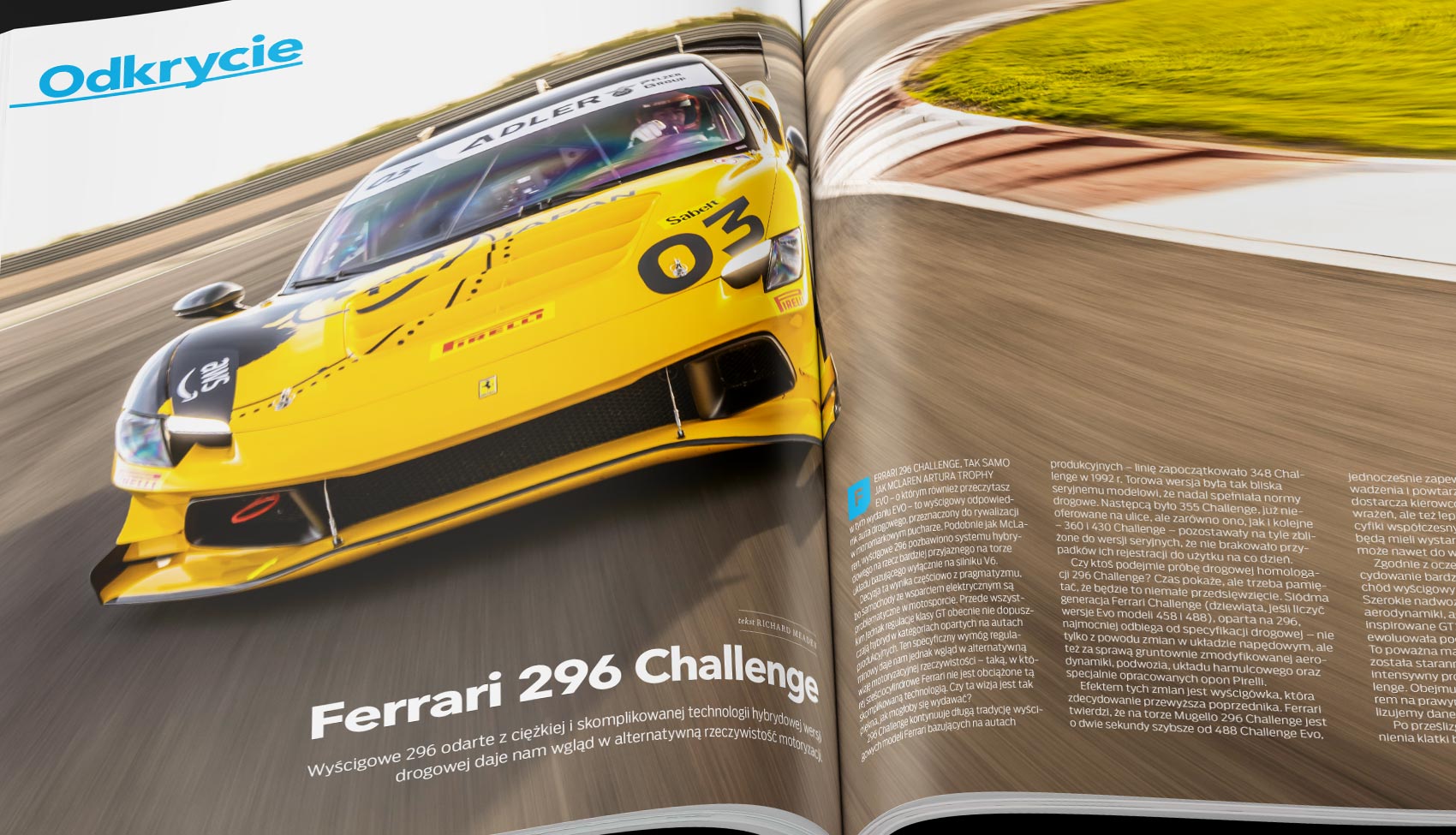 Ferrari 296 Challenge Ferrari 296 Challenge - test