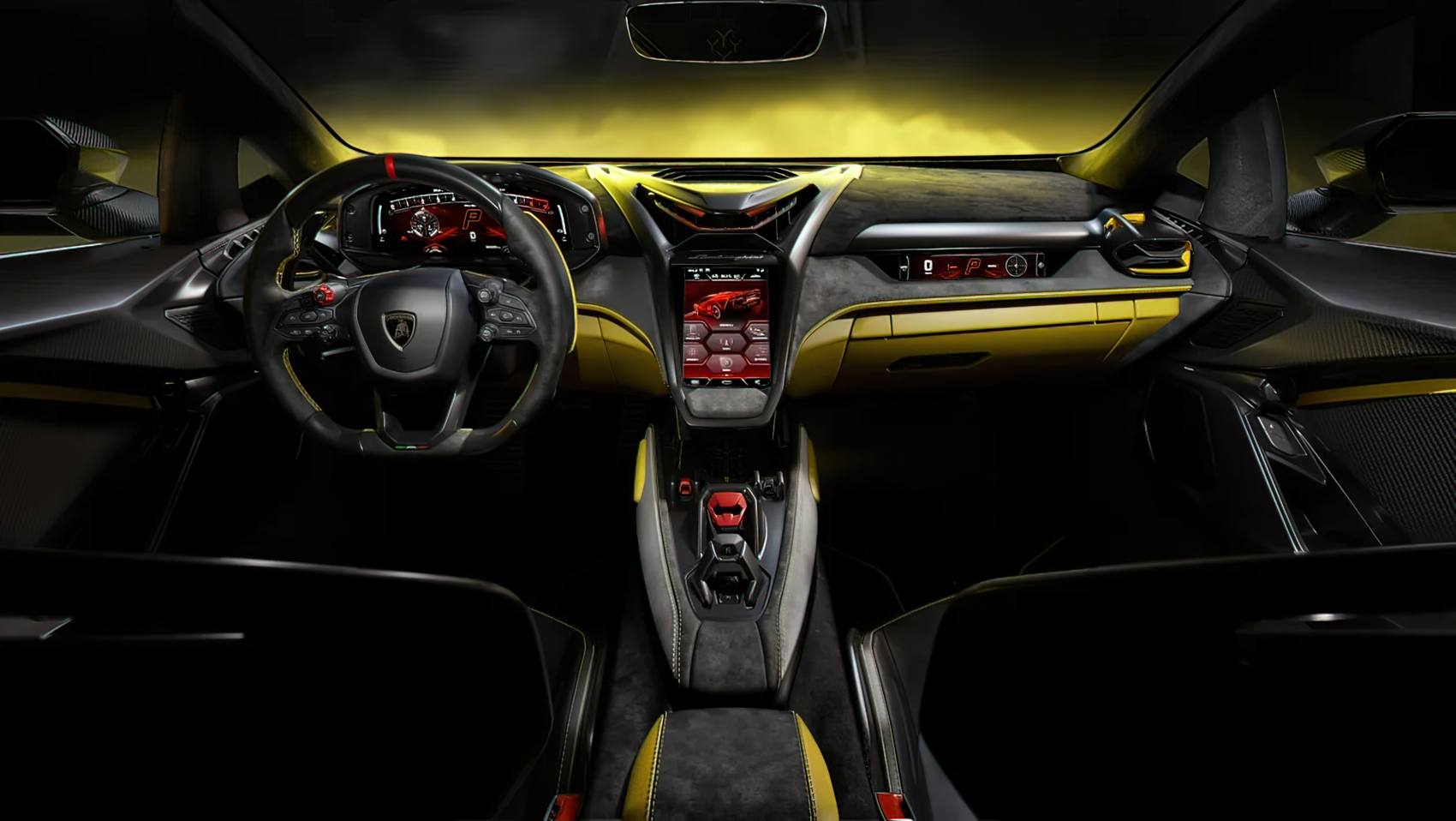 Lamborghini Fenomeno kokpit