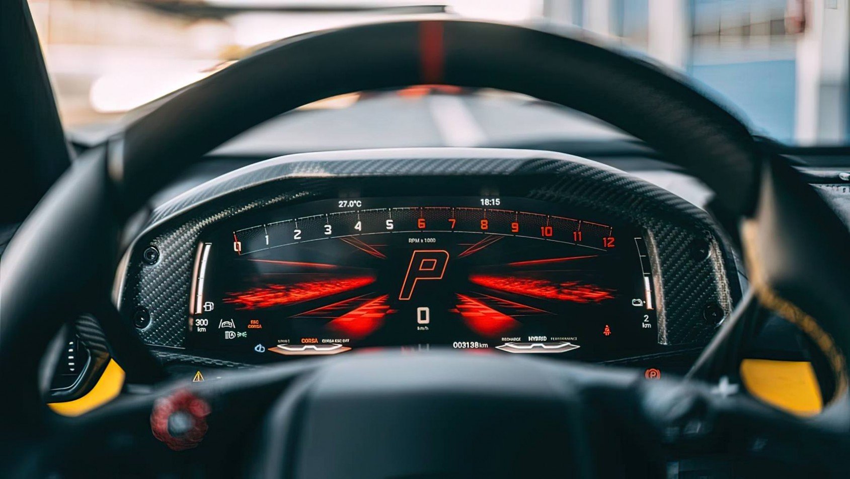 Lamborghini Temerario zegary