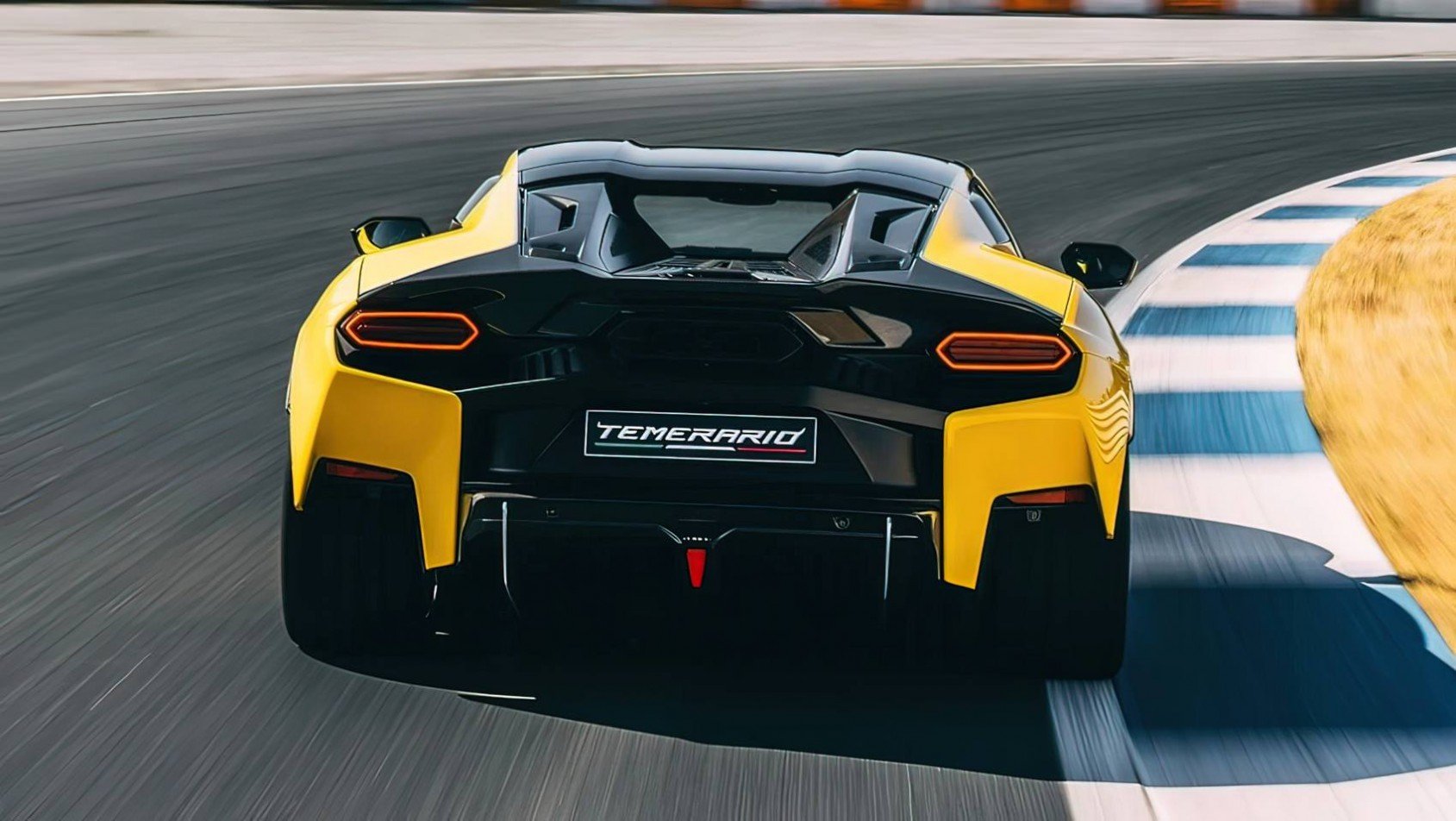 Lamborghini Temerario w zakrętach