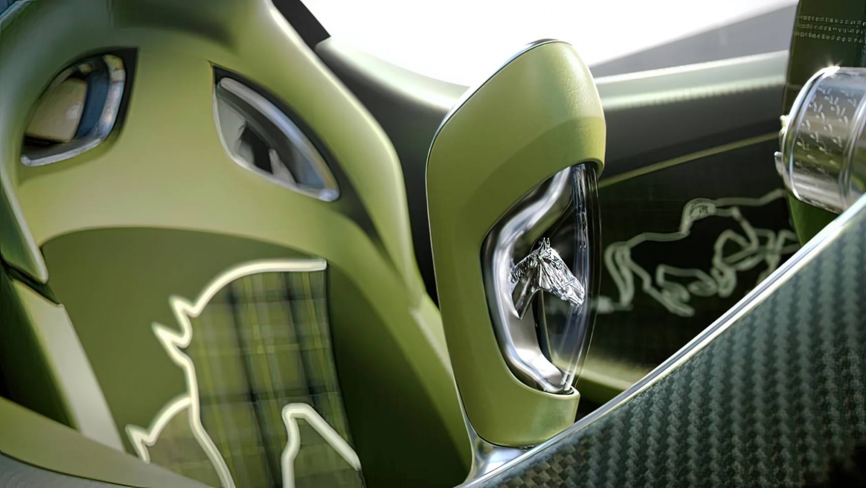 Bugatti Broulliard detal wnętrza