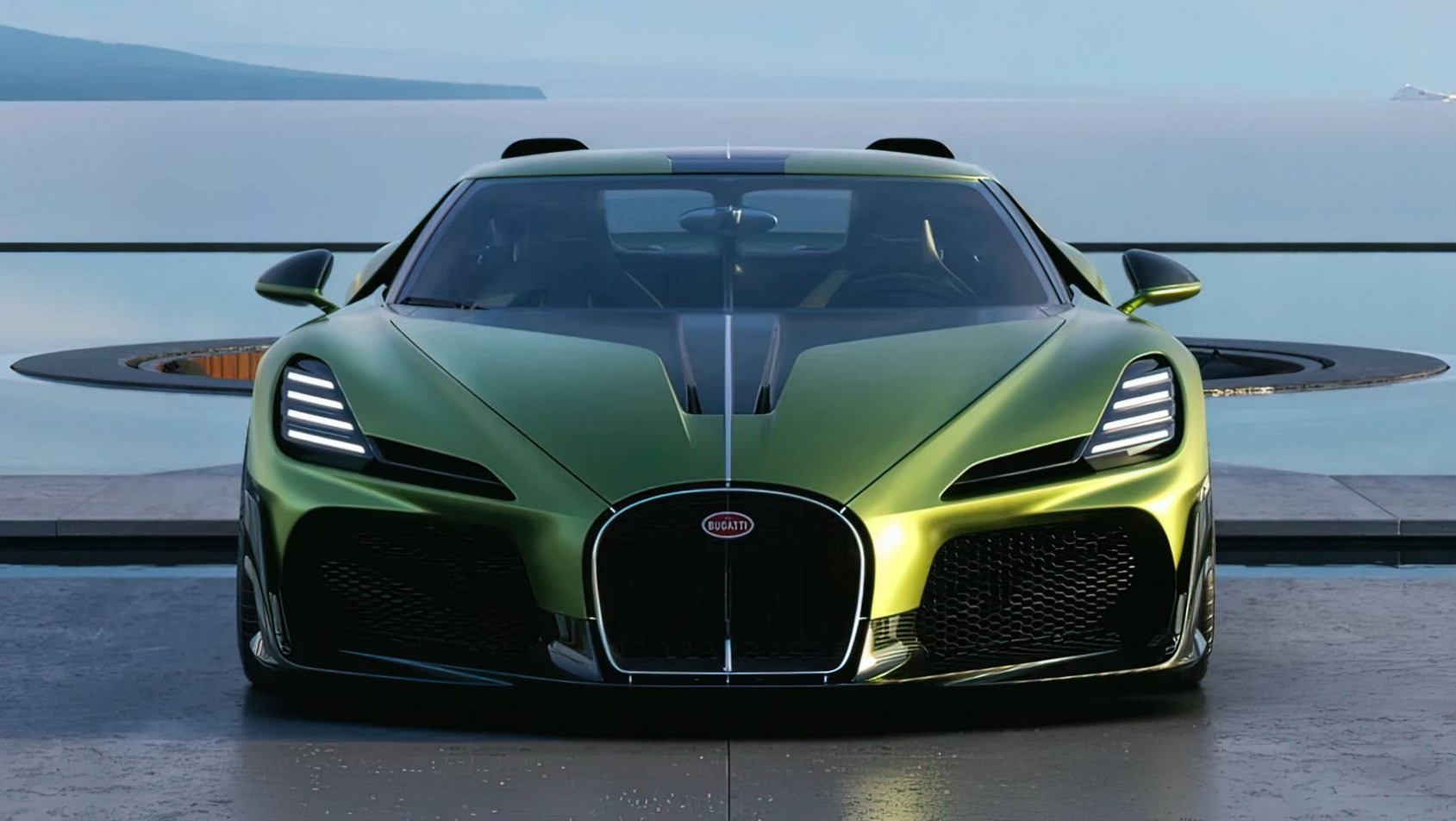 Bugatti Brouillard grill