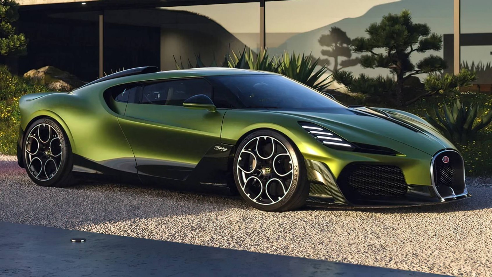 Bugatti Brouillard sylwetka